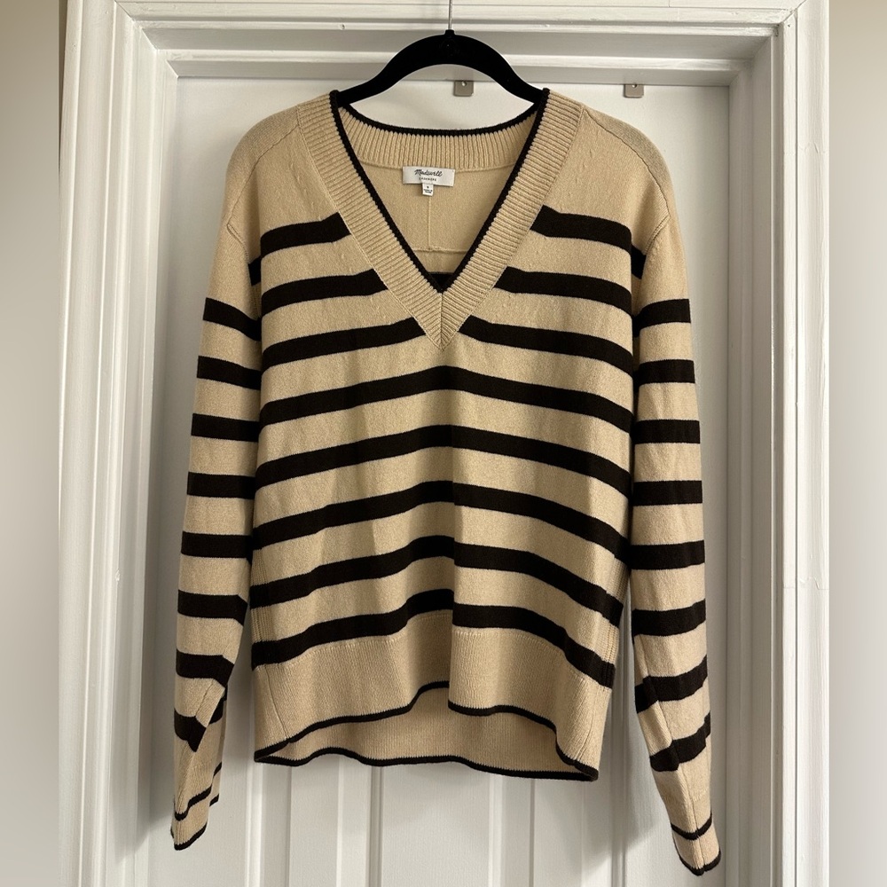 Madewell Cashmere V-Neck Sweater - S - Picture 6 of 8